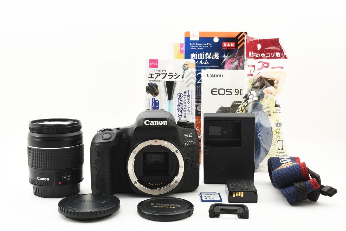 デジタル一眼レフカメラ Canon EOS 9000D標準レンズセット/EF 28-80㎜1:3.5-5.6V USM