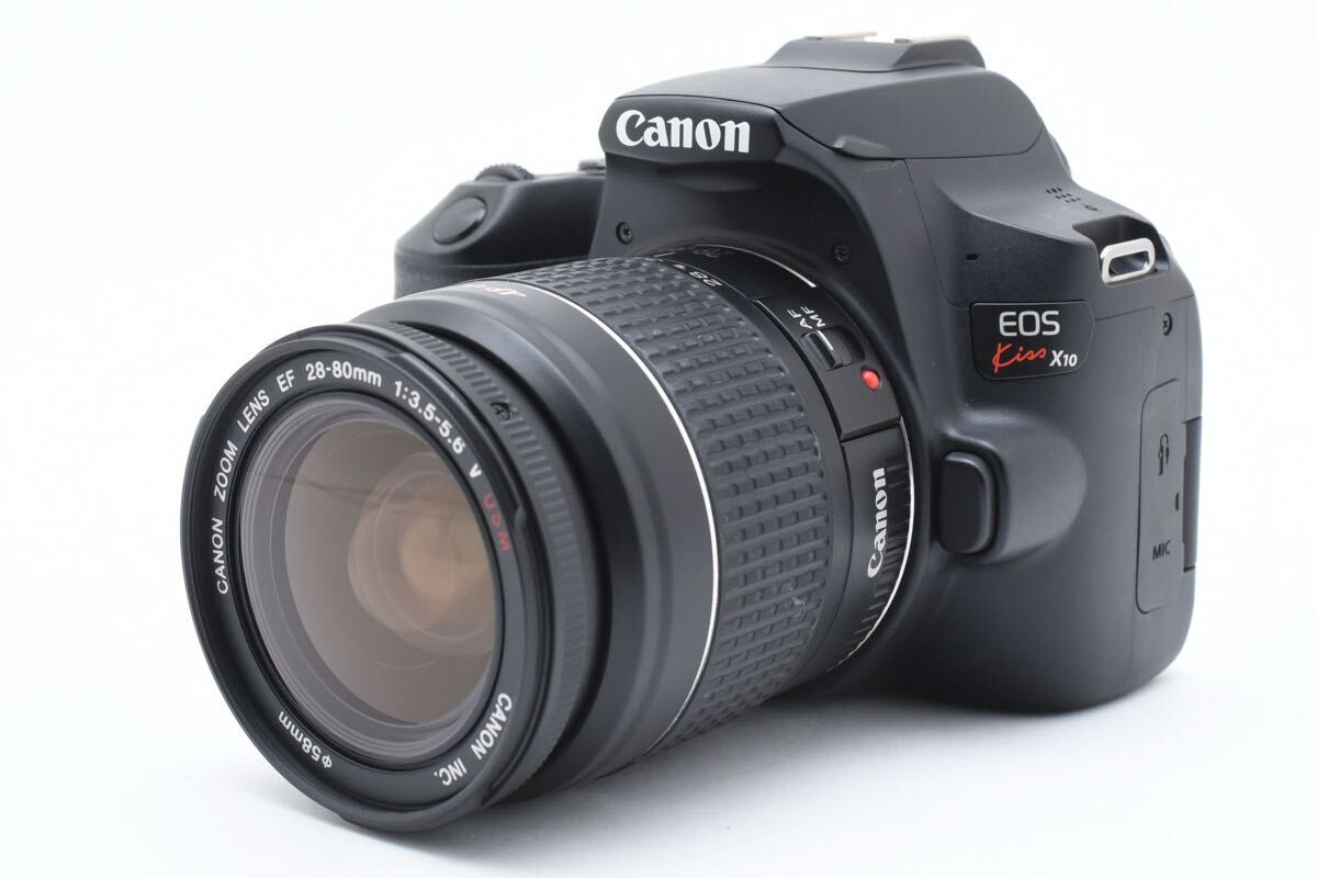 デジタル 一眼レフ カメラ CANON EOS Kiss X10標準レンズセット/ Canon EF 28-80mm 1:3.5-5.6V USM