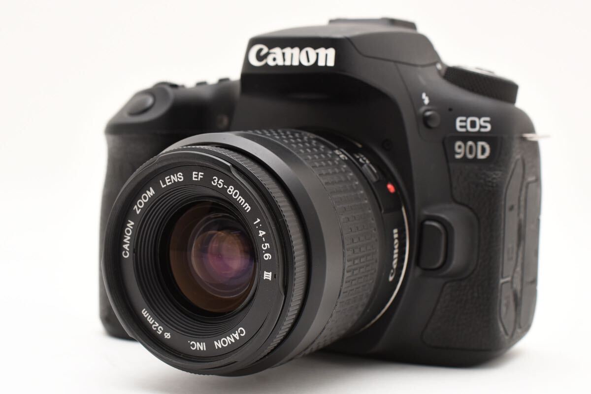 デジタル 一眼レフカメラ Canon EOS 90D標準レンズセット/Canon EF 35-80mm 1:4-5.6III