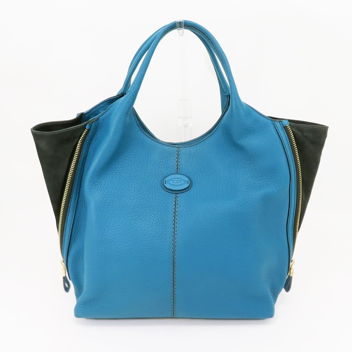 ☆◇【TOD'S トッズ】サイドジップ レザートートバッグ