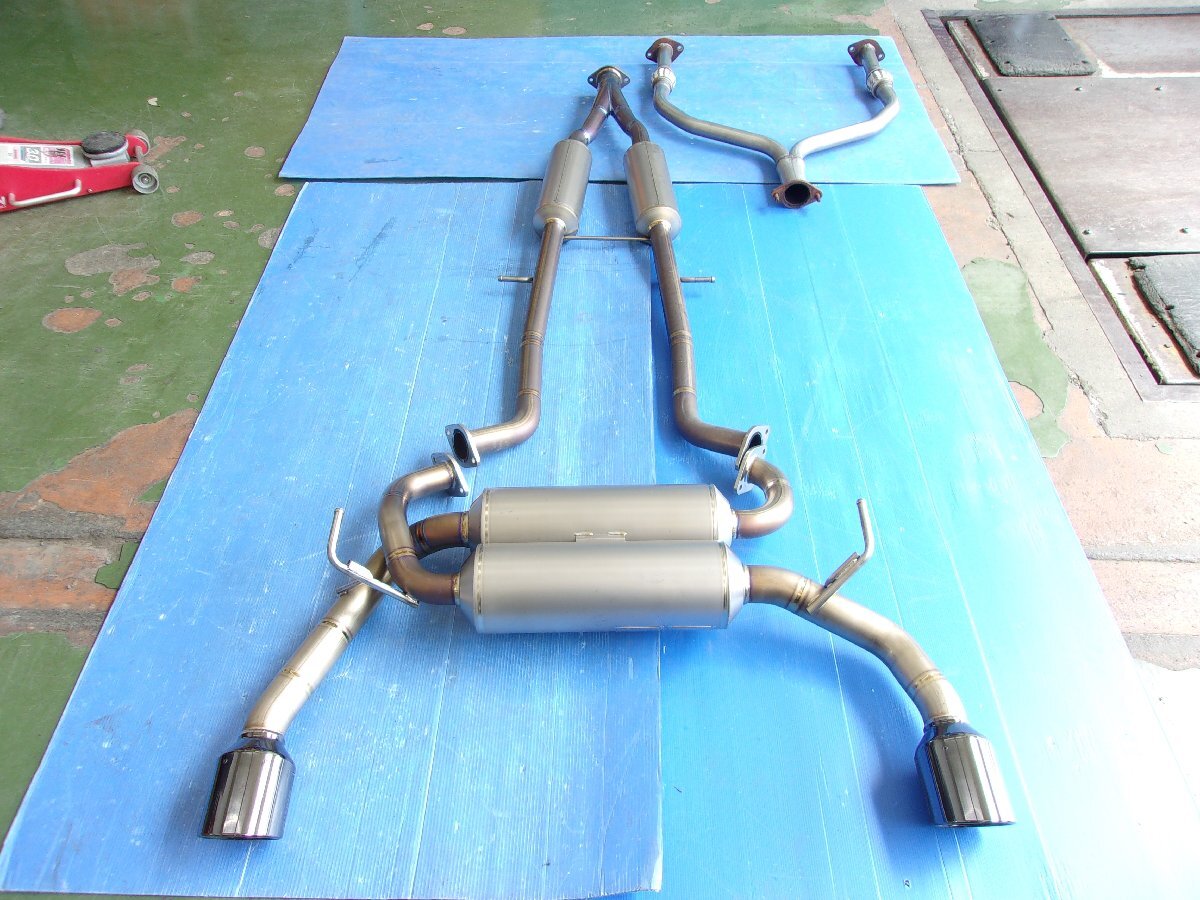 SA【発送不可】NISMO ニスモ スポーツチタンマフラー スカイライン V37 400R 中古品 20100-RSV72