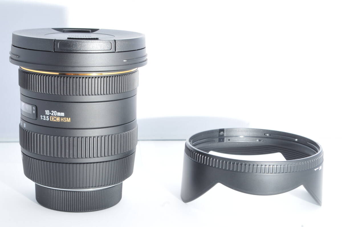 〓外観非常に綺麗　フード付〓シグマ　SIGMA 10-20mm F3.5 EX DC HSM ニコン用