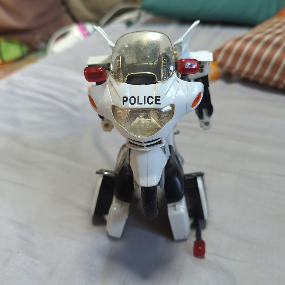 早川玩具チェンジ白バイロボ天神