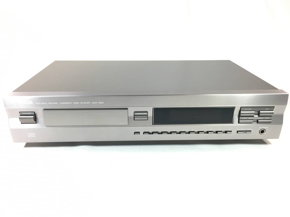 ＹＡＭＡＨＡ　ＣＤＸ－４９３　ＣＤプレーヤー　トレー開閉ベルト交換済　アウトプットレベル付　取扱説明書コピー付　ヤマハ
