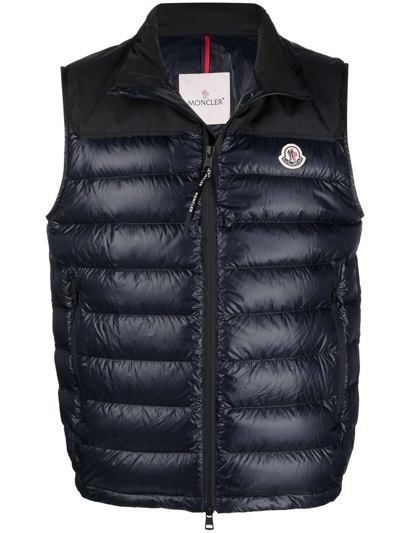 サイズ5(XL-XXL相当)■新品 本物保証■モンクレール/ORTAC GILET/ライトダウンベスト/オルタック/ジレ/メンズ/MONCLER/778ダークネイビー系