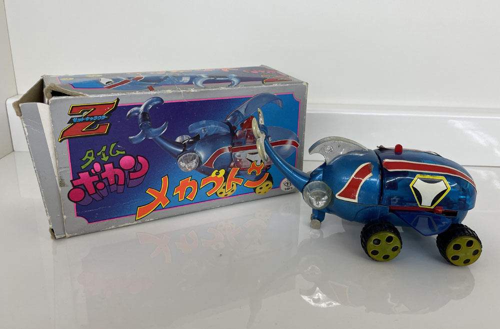 希少 ゼットキャラクター タイムボカン メカブトン 箱 タツノコプロ タカトク Z 昭和レトロ 札幌市手稲区