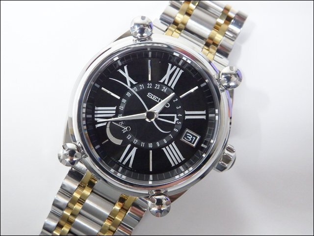 SEIKO/セイコー◆GALANTE ガランテ/SBLA047◆5R66-0AC0 スプリングドライブ パワーリザーブ 自動巻 デイト GMT 本体のみ