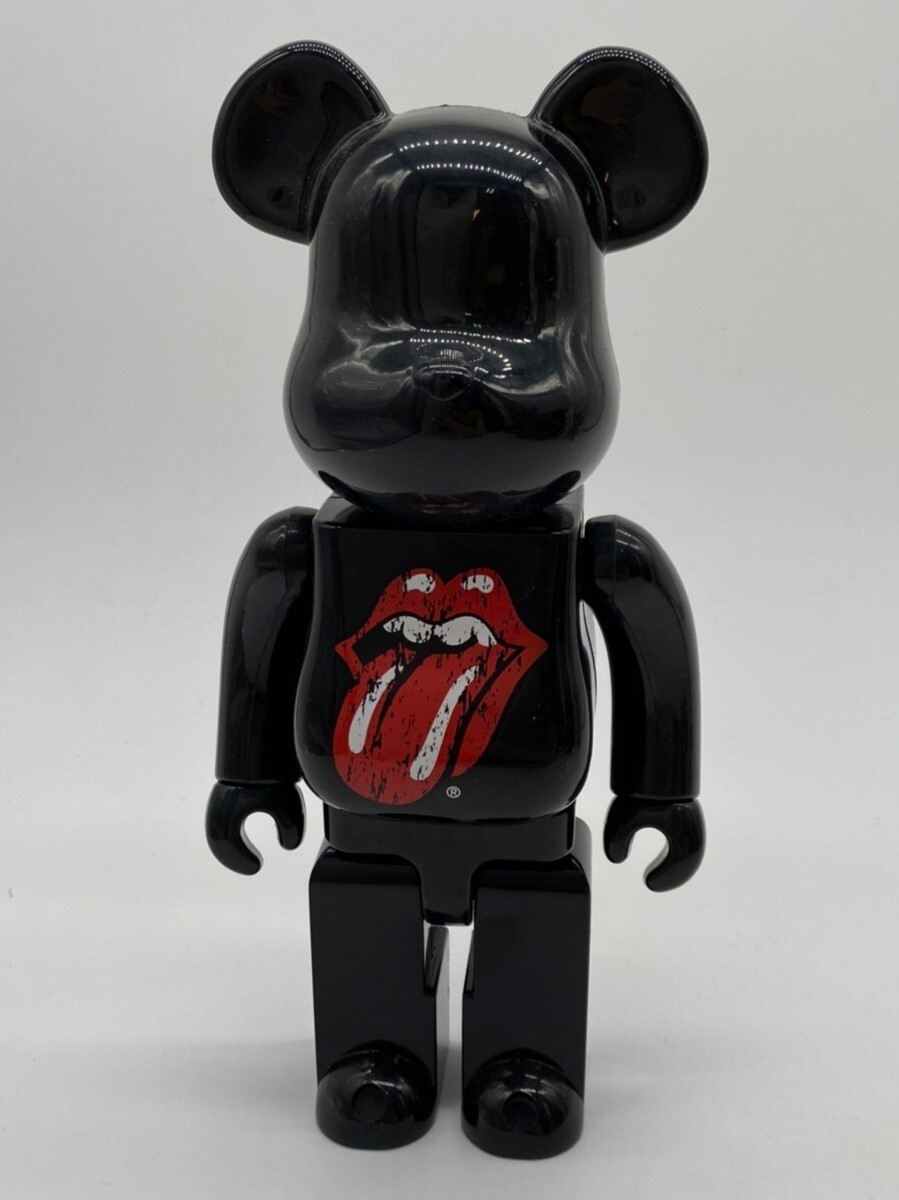 ☆BE@RBRICK ベアブリック☆ The Rolling Stones ローリングストーンズ/400% ブラック MEDICOM TOY メディコムトイ フィギュア