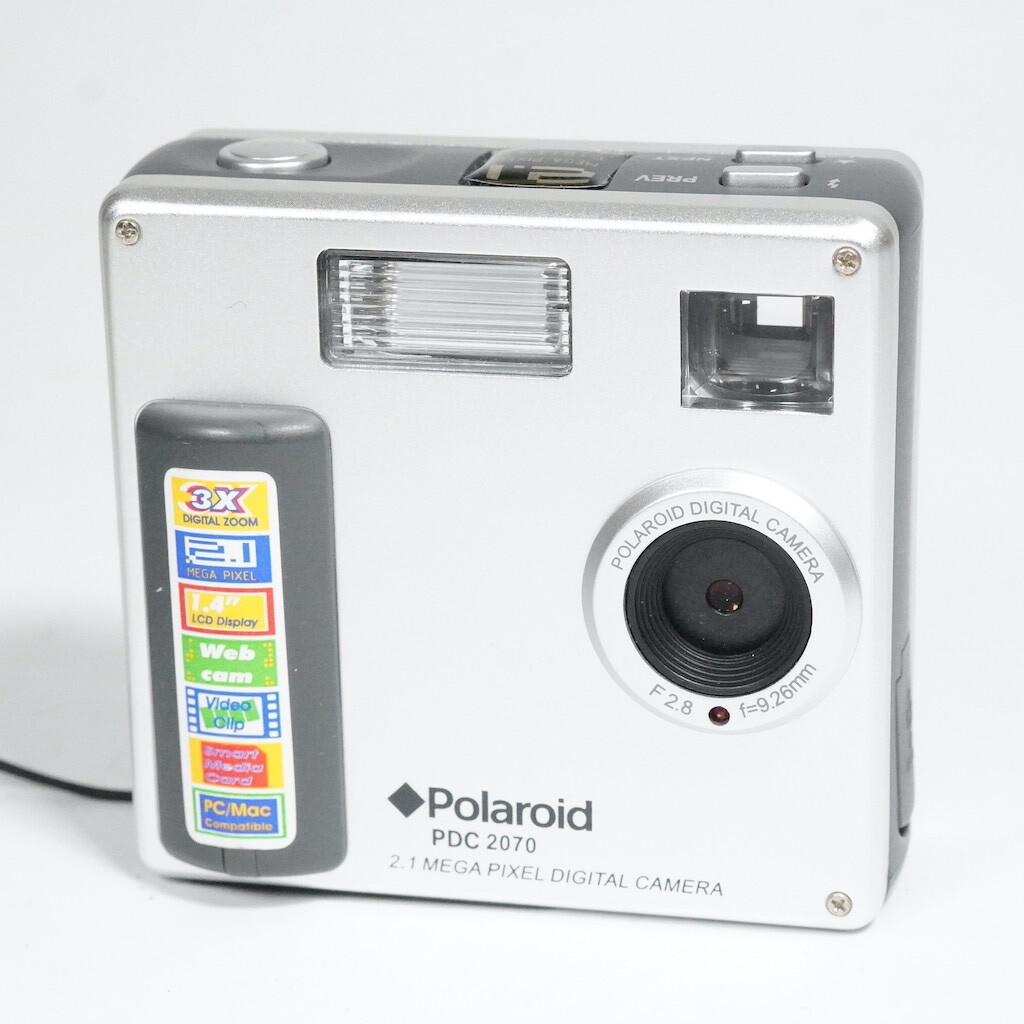 POLAROID ポラロイド PDC2070 シルバー /1566 動作OK 1週間保証