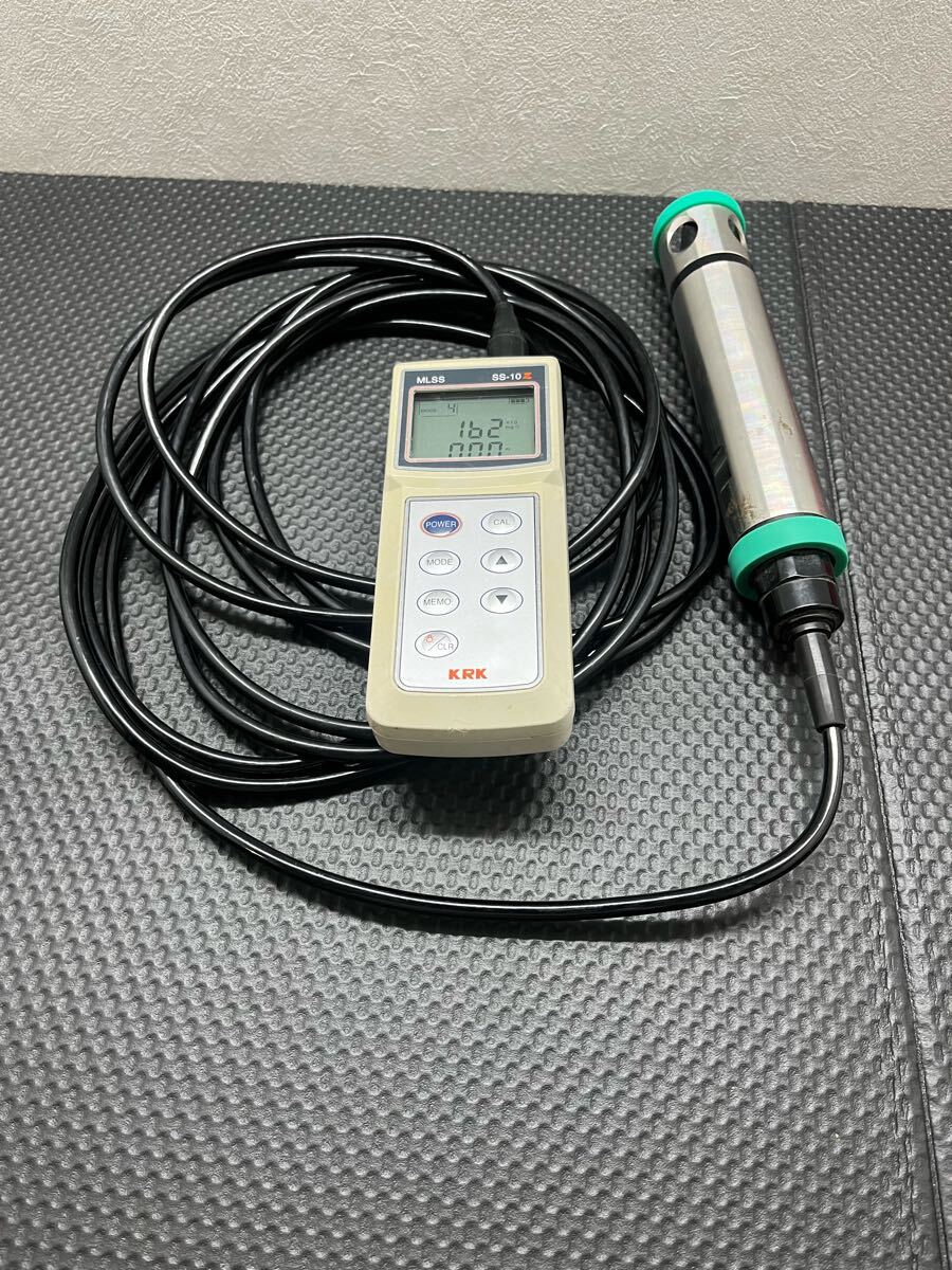 ★通電確認済み★笠原理化学工業 SS-10Z ポータブルMLSS計(汚泥濁度計)　