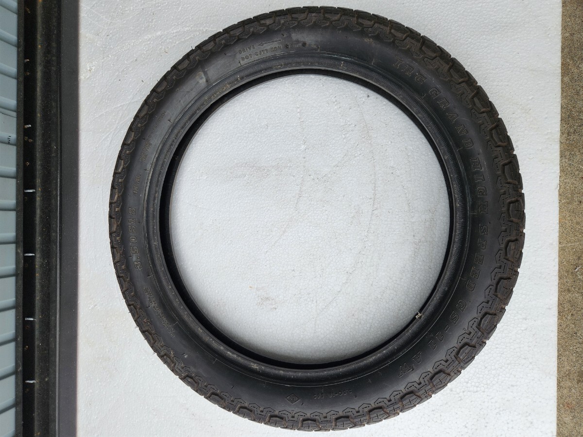 中古タイヤ 2013年製 IRC GRANDHIGHSPEBD GS-11 35.0S18 4PR 中古品