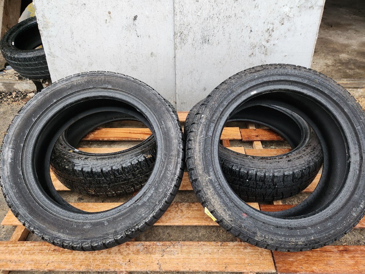 4本セット中古タイヤ 2012年製 ヨコハマタイヤ ICEGUARD IC50 185/55R16