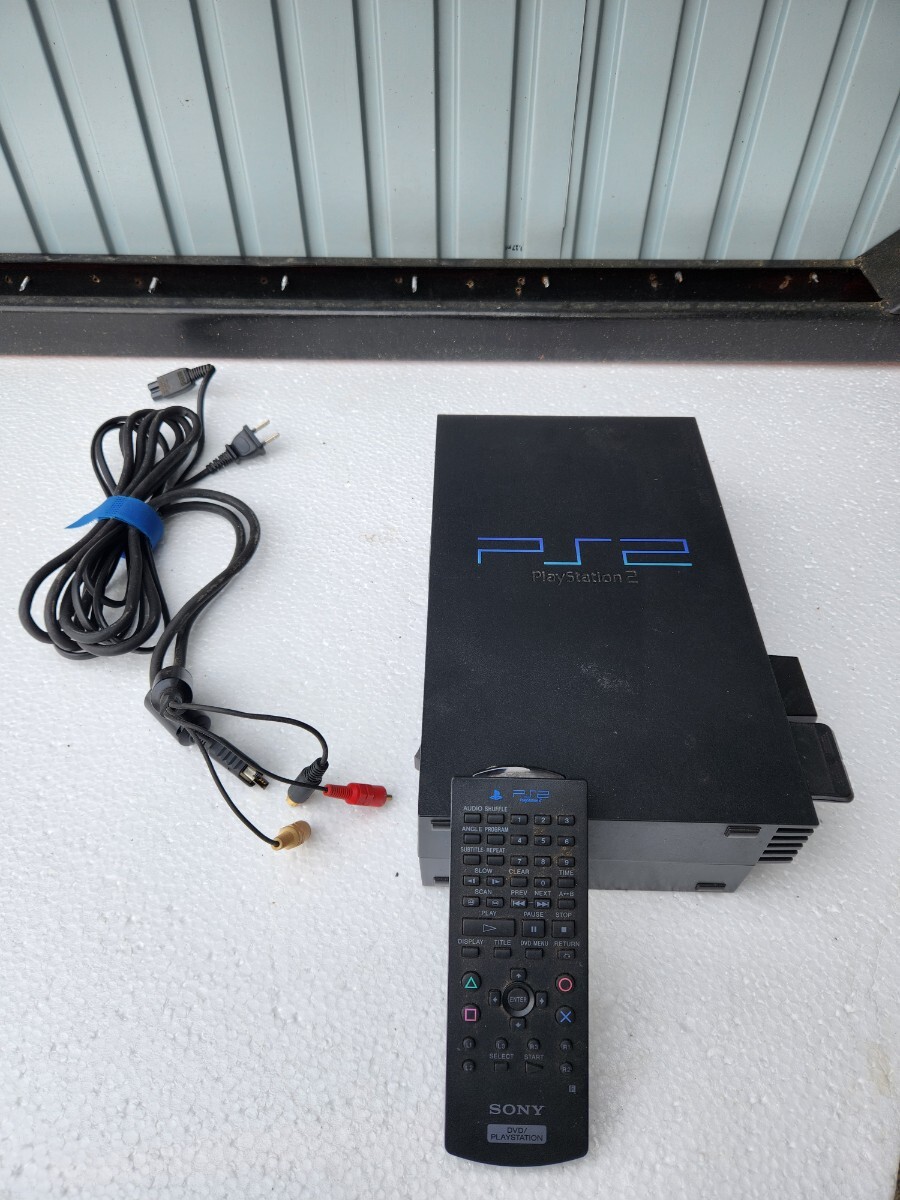ジャンク品 Sony ソニー PlayStation2 SCPH-30000 プレステ2 ブラック