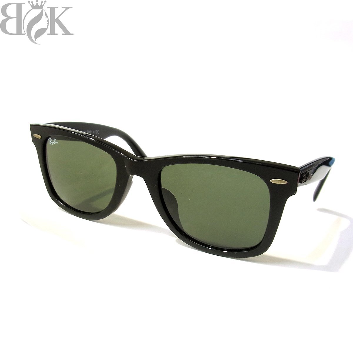 レイバン ウェイファーラー WAYFARER サングラス RB2140-F 901 黒 ブラック グリーン系レンズ系 52□22 150 3N Ray-Ban 〓