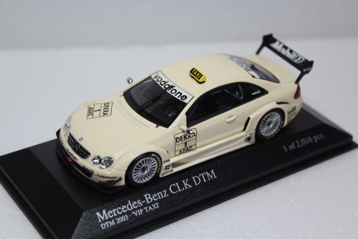 1/43限定 MINICHAMPS Mercedes-Benz CLK DTM DTM 2003 ‘VIP TAXI’ CLK Coupe 2003 ‘Race Taxi’ (メルセデス・ベンツ ジャン・アレジ