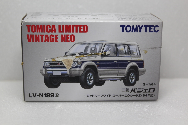 TOMICA LIMITED VINTAGE NEO 三菱 パジェロ ミッドルーフワイド スーパーエクシードZ(94年式) LV-N189b(PAJERO)