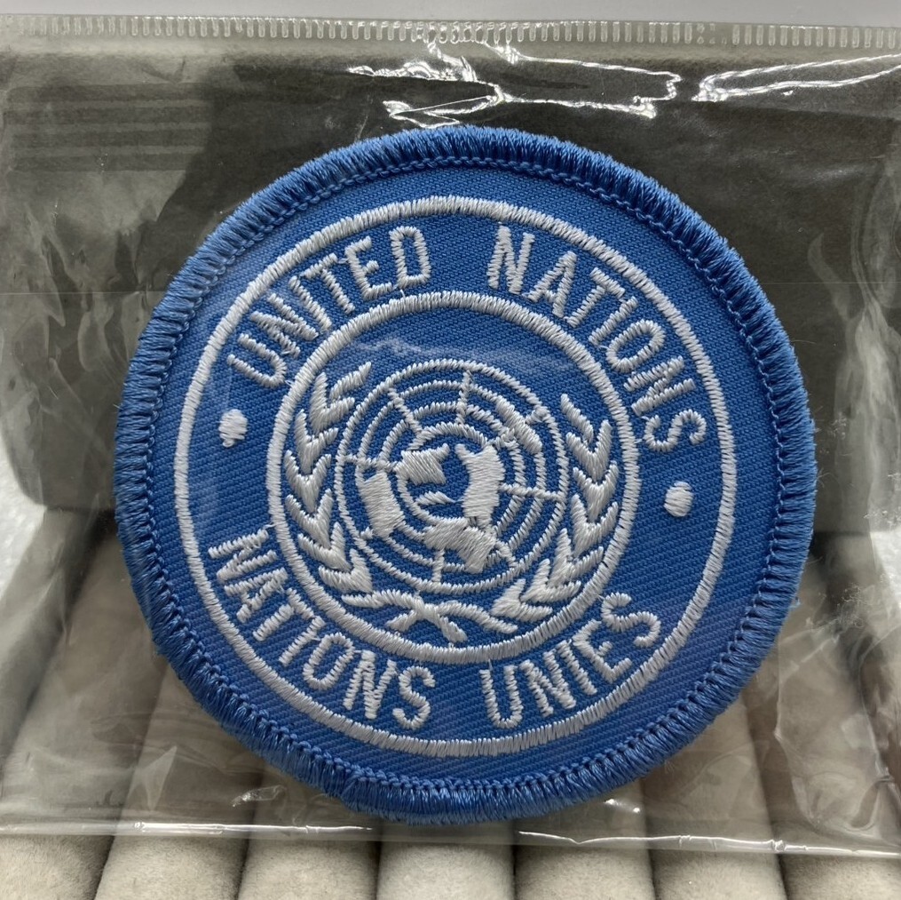 未使用未開封！ UN 自衛隊 国際平和協力隊 国際連合パッチ ワッペン 海外派遣