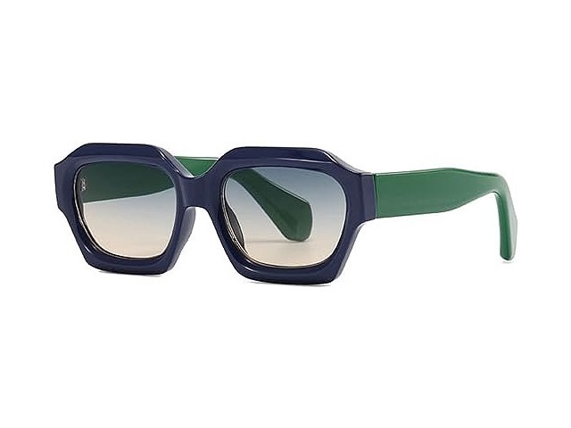 Hype Square ハイプスクエア サングラス ブルー×グリーン 02