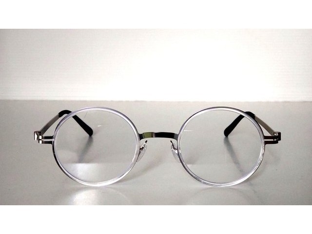 Round Air ラウンド エアー シルバー 丸メガネ 02