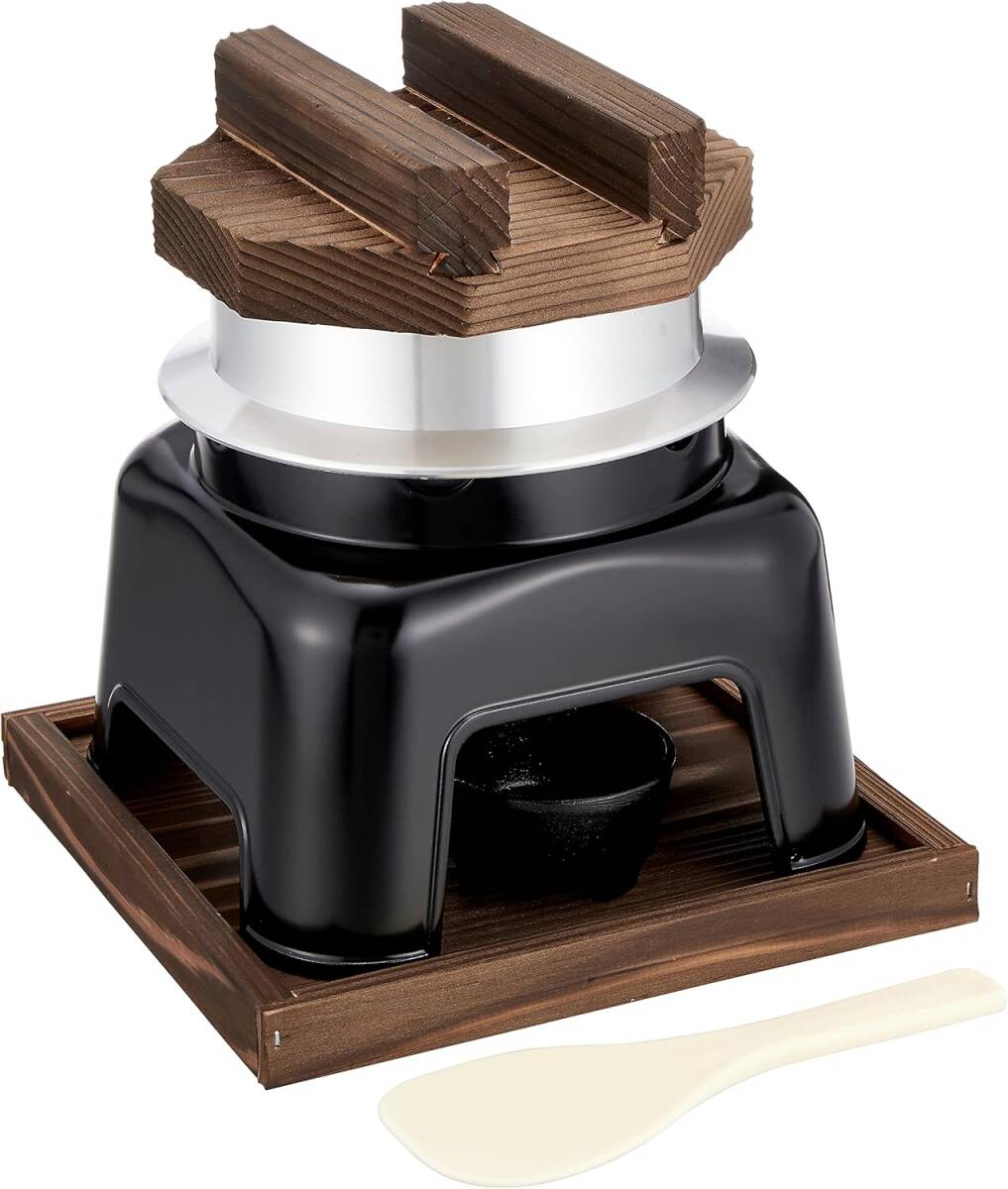 【新品】 遠藤商事 TKG 卓上ご飯鍋 フッ素加工 釜めしセット 1合炊 フッ素加工でくっつかない