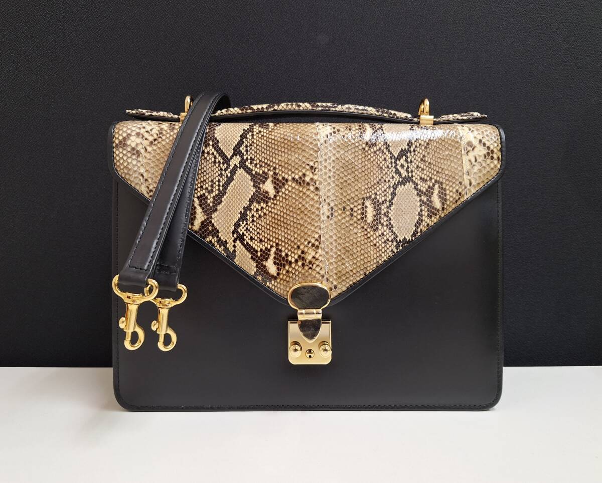 ◆　蛇柄　２ｗａｙバック　◆