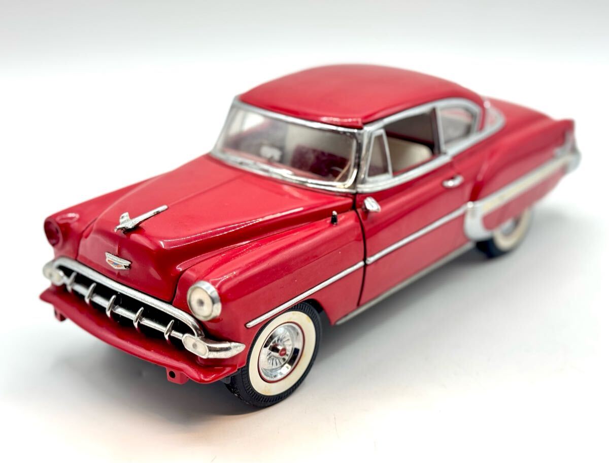 Sun Star サンスター シボレー 1/18 1954 ベルエア ハードトップ ミニカー コレクション ホビー ビンテージ ■兵庫県姫路市から j6 25-1895