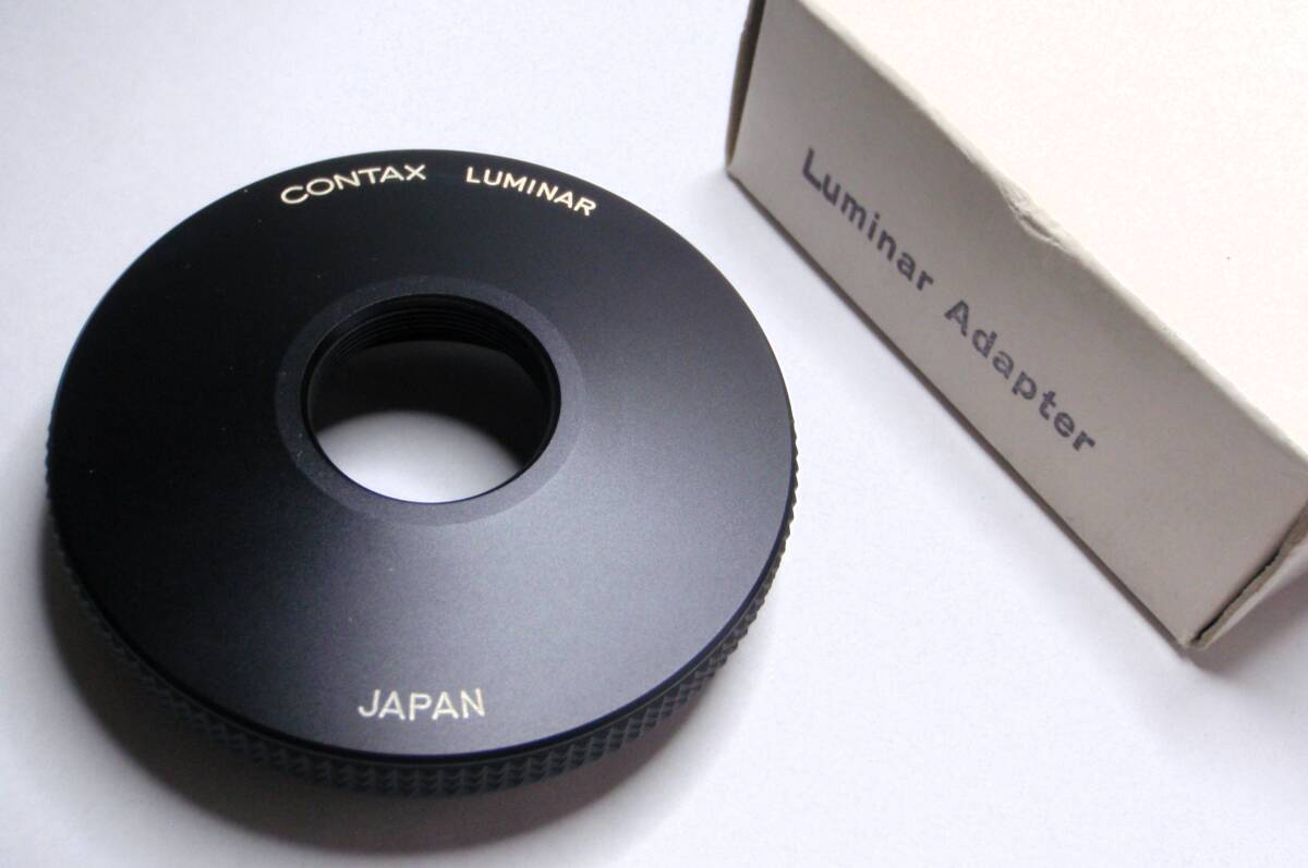 [JN310429Eq]●CONTAX LUMINAR Adapter、RMSレンズをCONTAXバヨネットマウントに変換、希少品・国外買戻し品、USED【匿名配送】