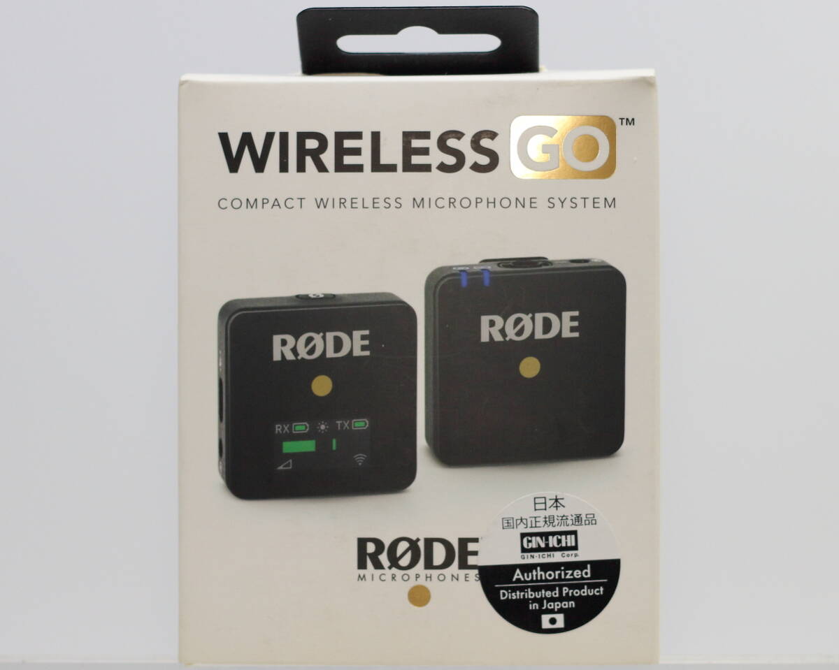 Y/RODE 超小型ワイヤレスマイクロフォンシステム Wireless GO / Black / 箱 付属品有 中古品