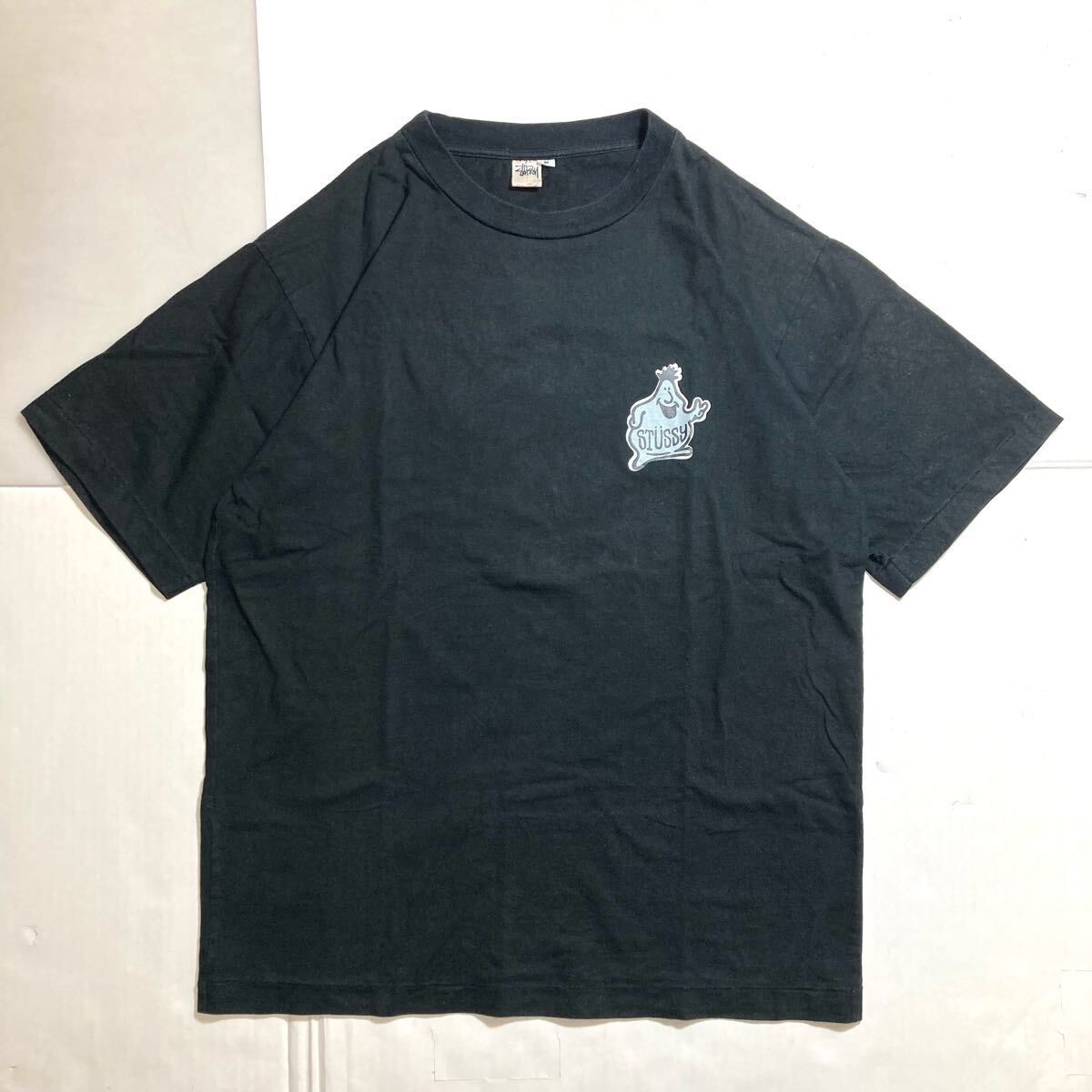 53-64 STUSSY オールドステューシー Tシャツ ブラック M