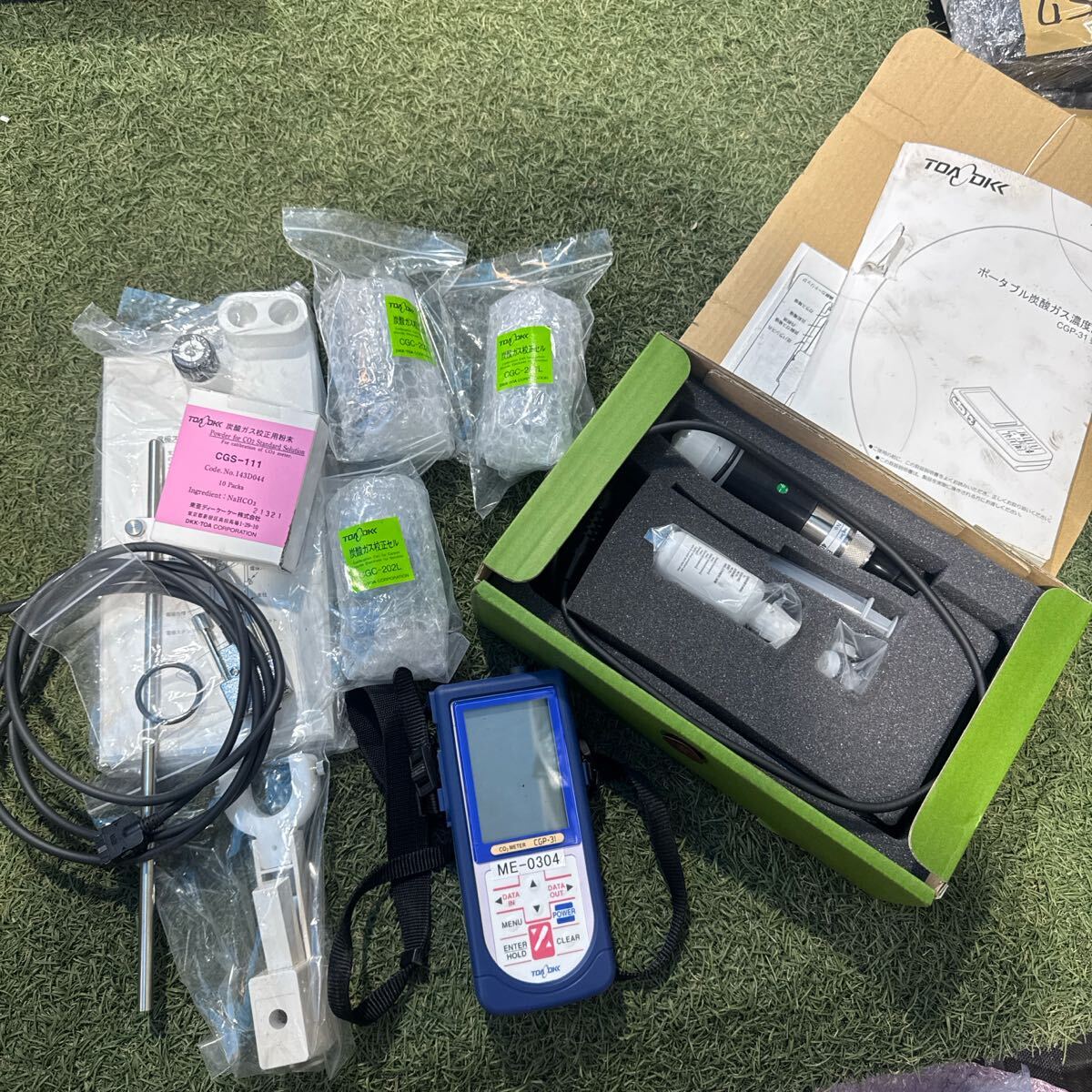 5D002 ポータブル炭酸ガス濃度計 CGP-31 動作保証付き　