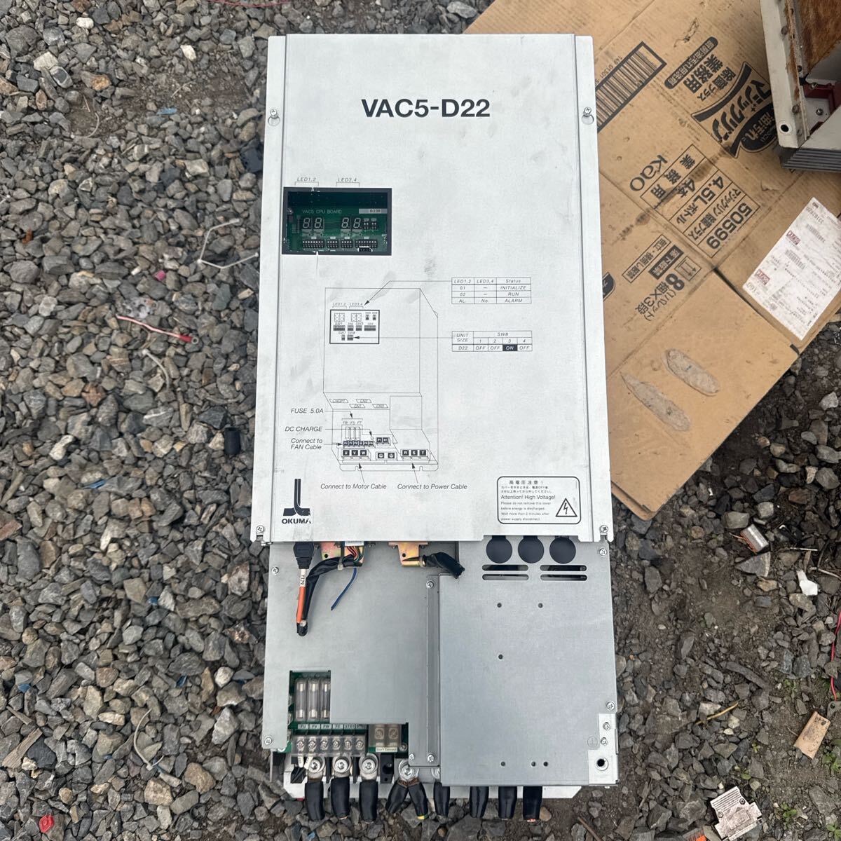 5D066 OKUMA サーボユニット　VAC5-D22／U1233-0006-001-12 保証付き　