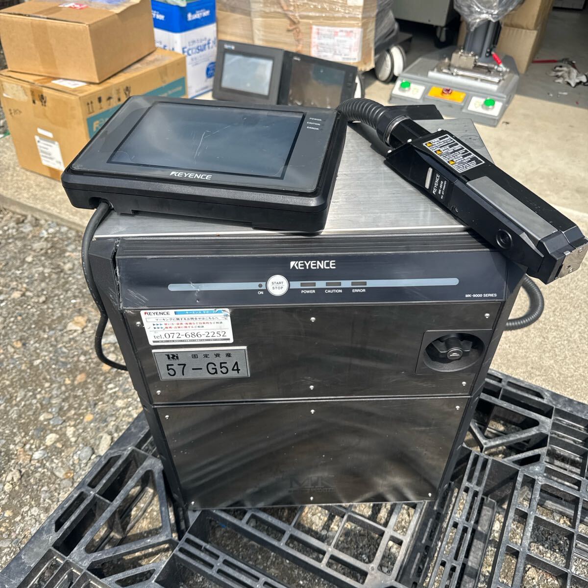 5D116 キーエンス 産業用インクジェットプリンター MK-9000 通電確認済み　