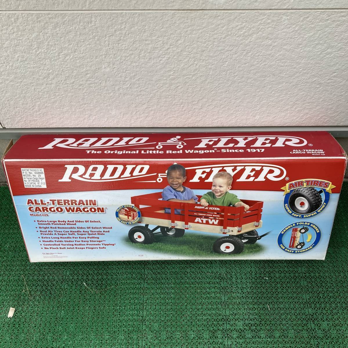 引取限定 Radio Flyer ラジオ フライヤー All-Terrain Cargo Wagon #29 オール テレイン カーゴ ワゴン 未開封