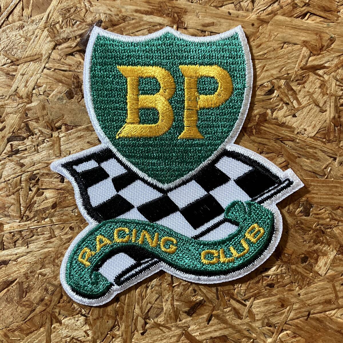 BP RACING CLUB パッチ ワッペン イギリス The British Petroleum Company plc ブリティッシュ ペトロリアム