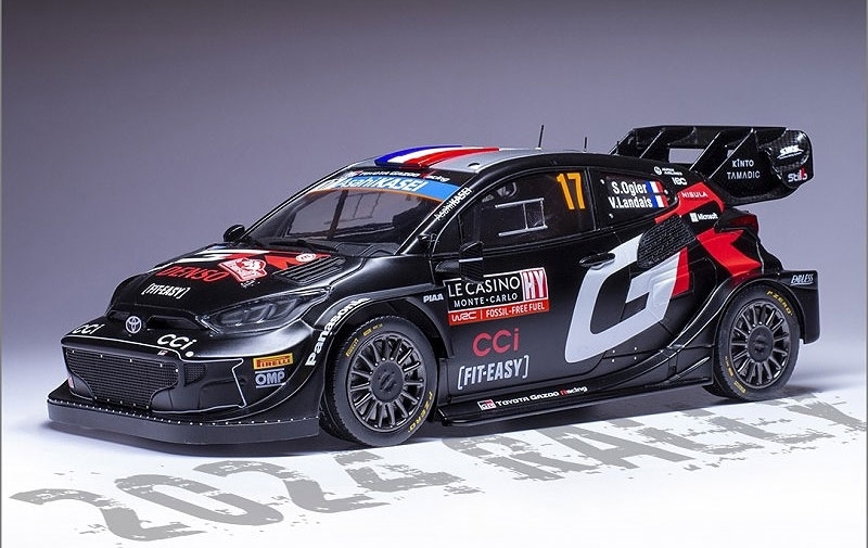 ★GRボックス★イクソ IXO 1/18 トヨタ GR ボックス ヤリス ラリー1 #17 オジェ 2024 モンテカルロラリー 2位