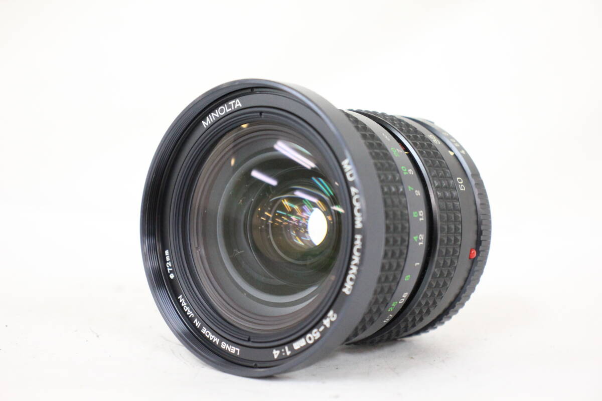 【返品保証】 ミノルタ Minolta MD Zoom Rokkor 24-50mm F4 レンズ e314