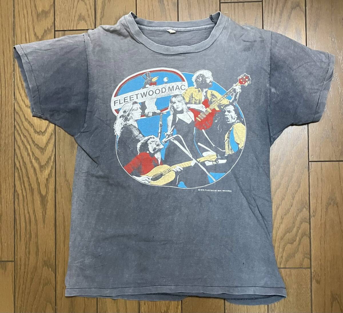 シングルステッチ ヴィンテージ古着　　FLEETWOOD MAC THE TUSK TOUR 1978-1980（タグの字が消えてますので実寸を確認下さい）