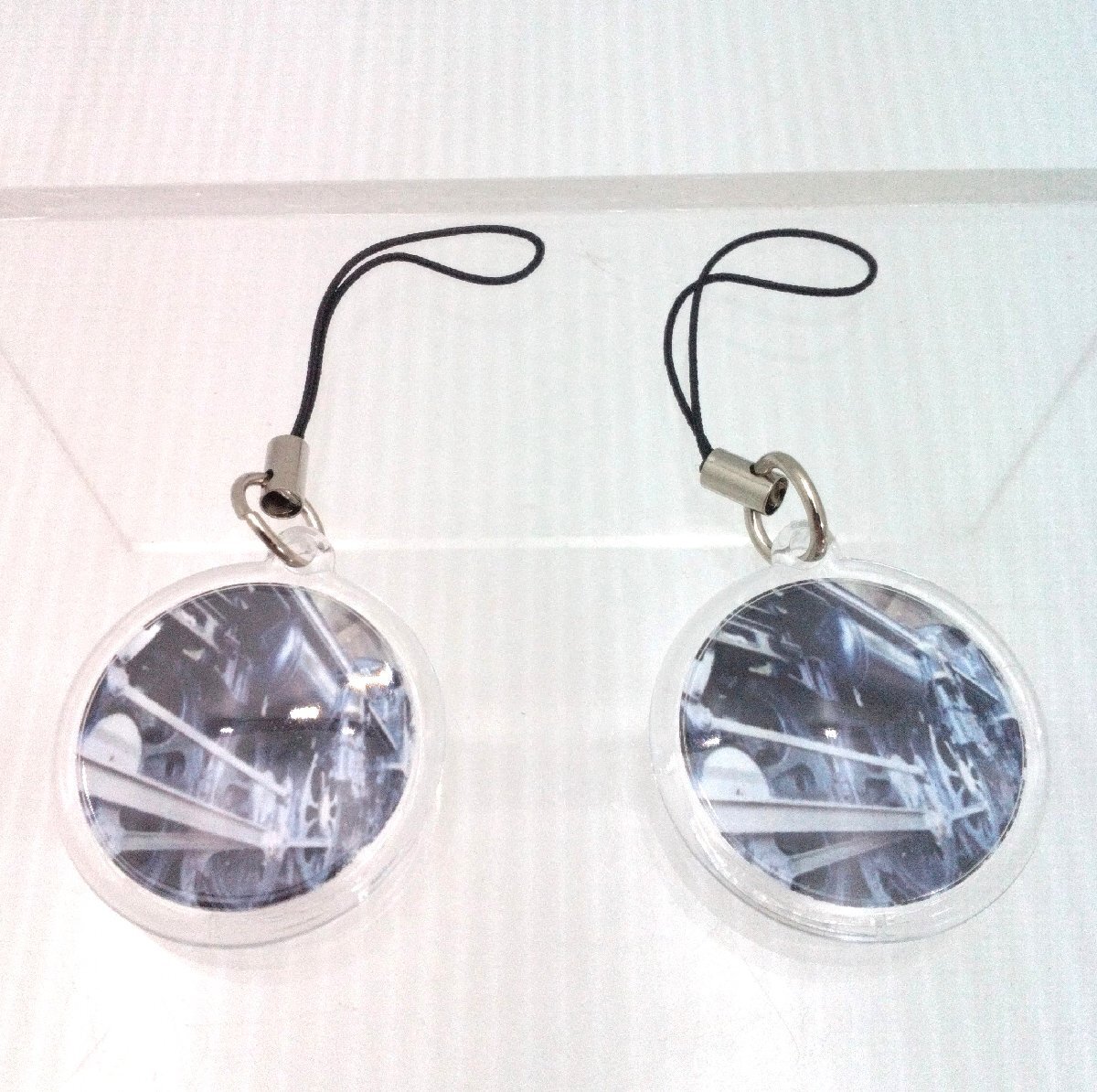 JR東日本 酒田運輸区 「SL日本海美食旅」号 乗車記念ストラップ×2個 2019年11月 直径2.5cm 鉄道 コレクション グッズ 【道楽札幌】