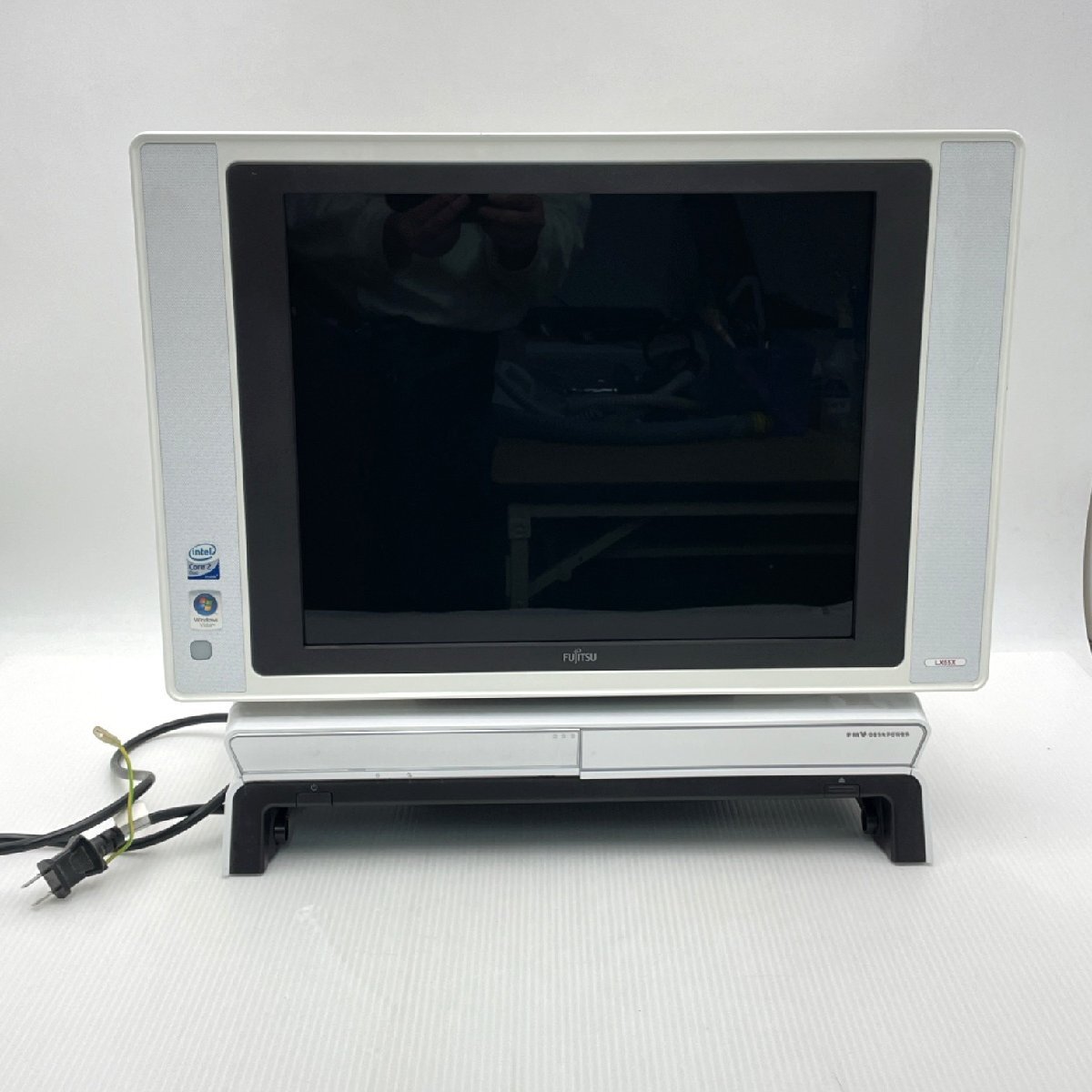 【ジャンク】富士通 一体型PC FMV-DESKPOWER 2007年 17型液晶 LX55X 通電あり HDD・DVDドライブ無 OS無し【道楽札幌】