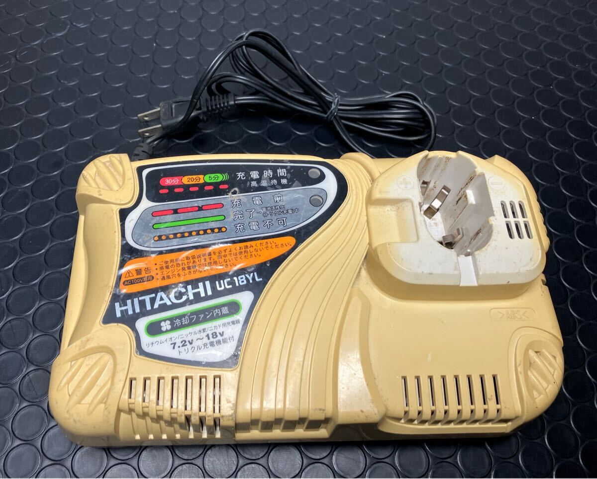 ハイコーキ日立工機　急速充電器 UC18YL（通電ジャンク）