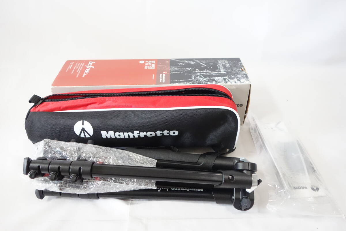 【未使用品】 マンフロット Manfrotto befree live ビデオ三脚キット MVH400AH付 MVKBFR-LIVE