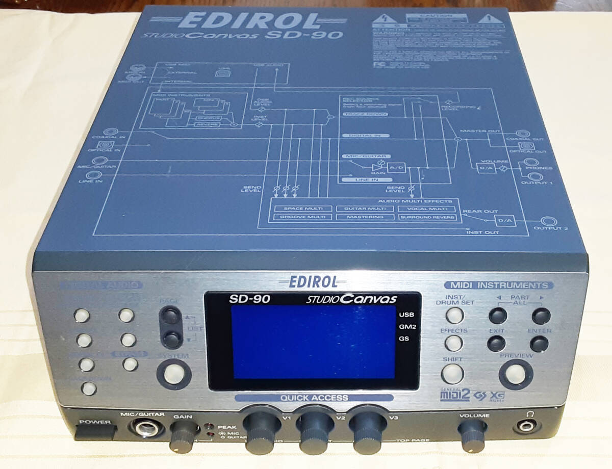 ★ROLAND SD-90 EDIROL Studio Canvas USB★OK!!★MADE in JAPAN★