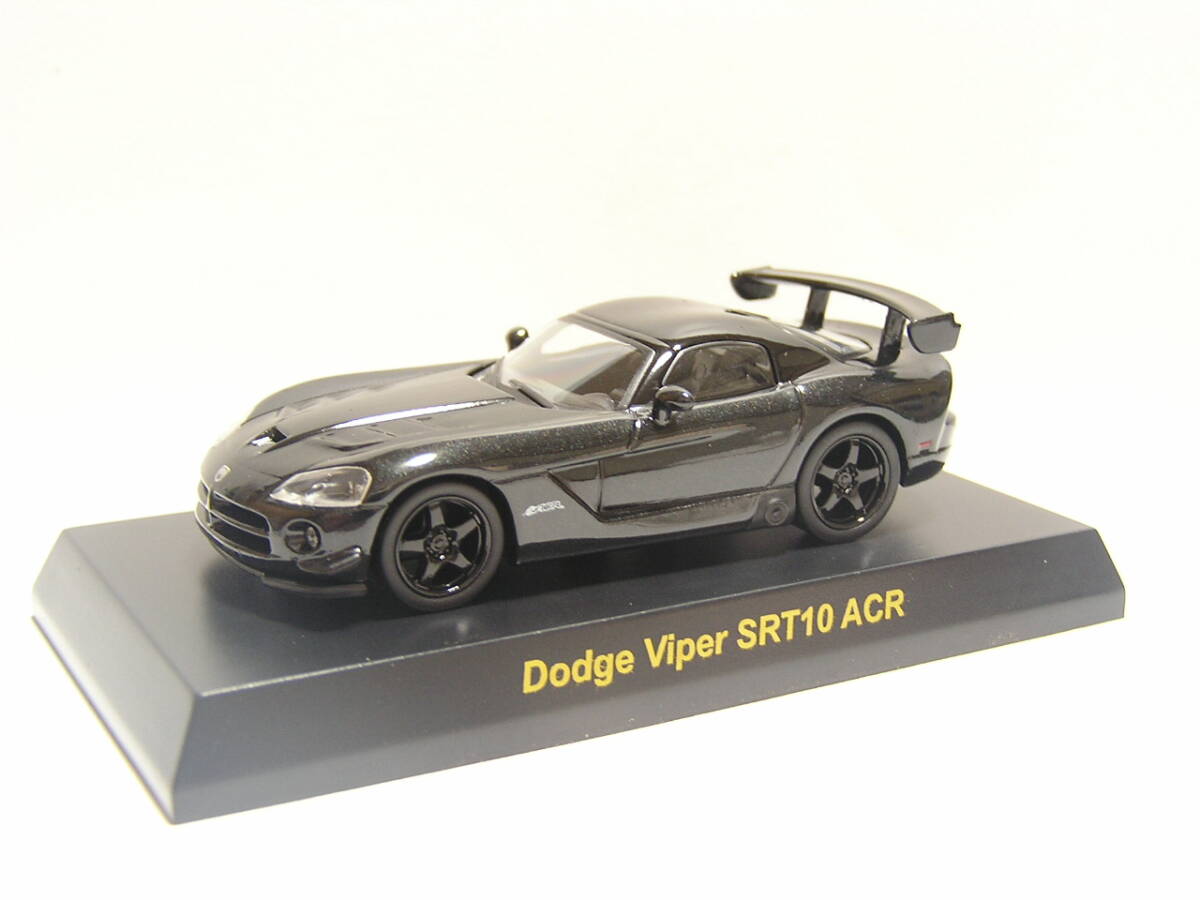外箱、カードなし 京商 1/64 USAスポーツカーミニカーコレクション2 ダッジ バイパー SRT10 ACR ガンメタ サークルK サンクス コンビニ