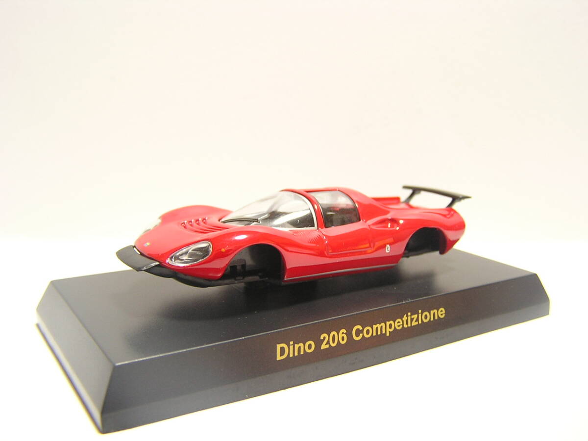 外箱なし 京商 1/64 フェラーリミニカーコレクション3 ディーノ 206 コンペティツォーネ 赤 Ferrari サークルK サンクス コンビニ