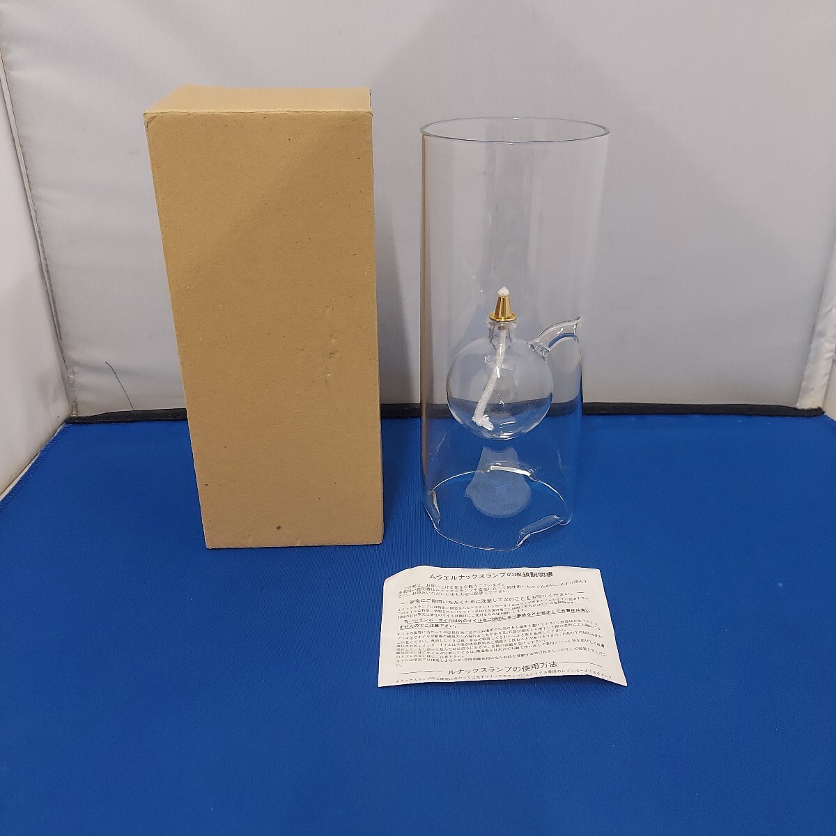 ★新品状態/未使用品 ムラエ ルナックスランプ オイルランプ OLC‐02 アート オシャレアイテム インテリア ガラス細工 硝子 オブジェ★