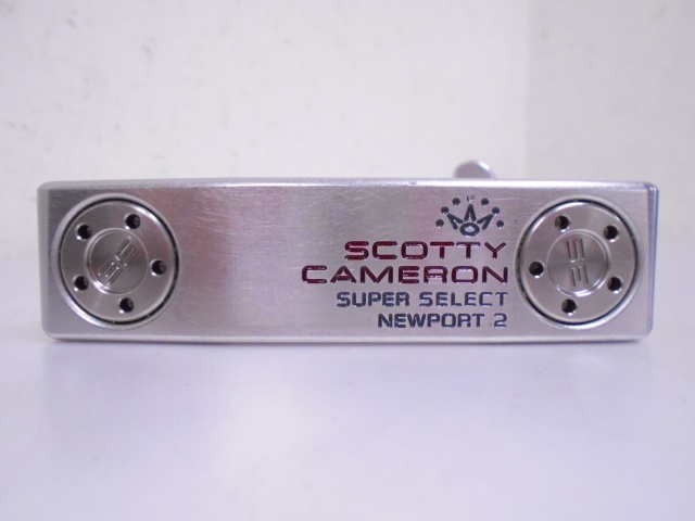 【中古】 タイトリスト SUPER SELECT NEWPORT2 オリジナルスチール[34] 3.5 パター スチールシャフト おすすめ メンズ 右[2091]