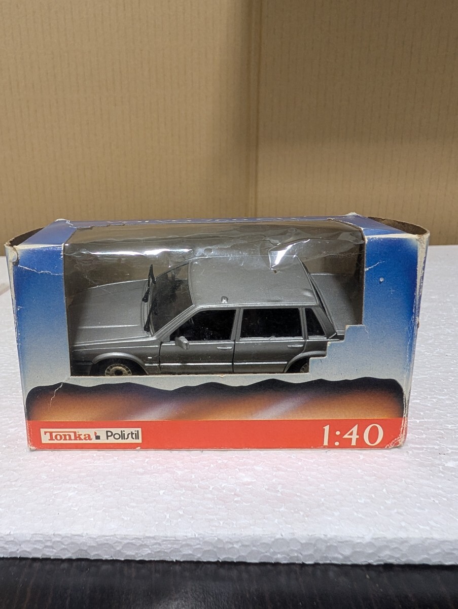 1988年 希少ミニカー 絶版ミニカー 1/40 トンカ ポリスティル TONKA PORISTEL VOLVO 760GLE ボルボ 760 MADE IN ITALY