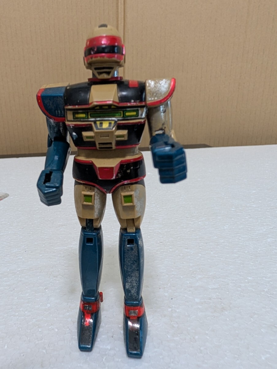 1986年 昭和当時物 レトロ玩具 時空戦士 スピルバン SPIELBAN プラスチック製 フィギュア MADE IN JAPAN ジャンク品