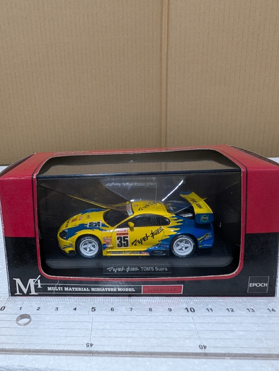 1999年 絶版ミニカー MTECH エムテック　1/43 MatsumotoKiyoshi TOM'S SUPRA マツモトキヨシ トムス スープラ M4-05-C JZA80 EPOCH 