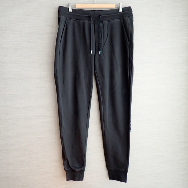 MONCLER スウェットパンツ XXL 糸ほつれ ブラック メンズ モンクレール ボトムス PANTALONE D10918703000 スエット 質屋 神戸つじの 250132